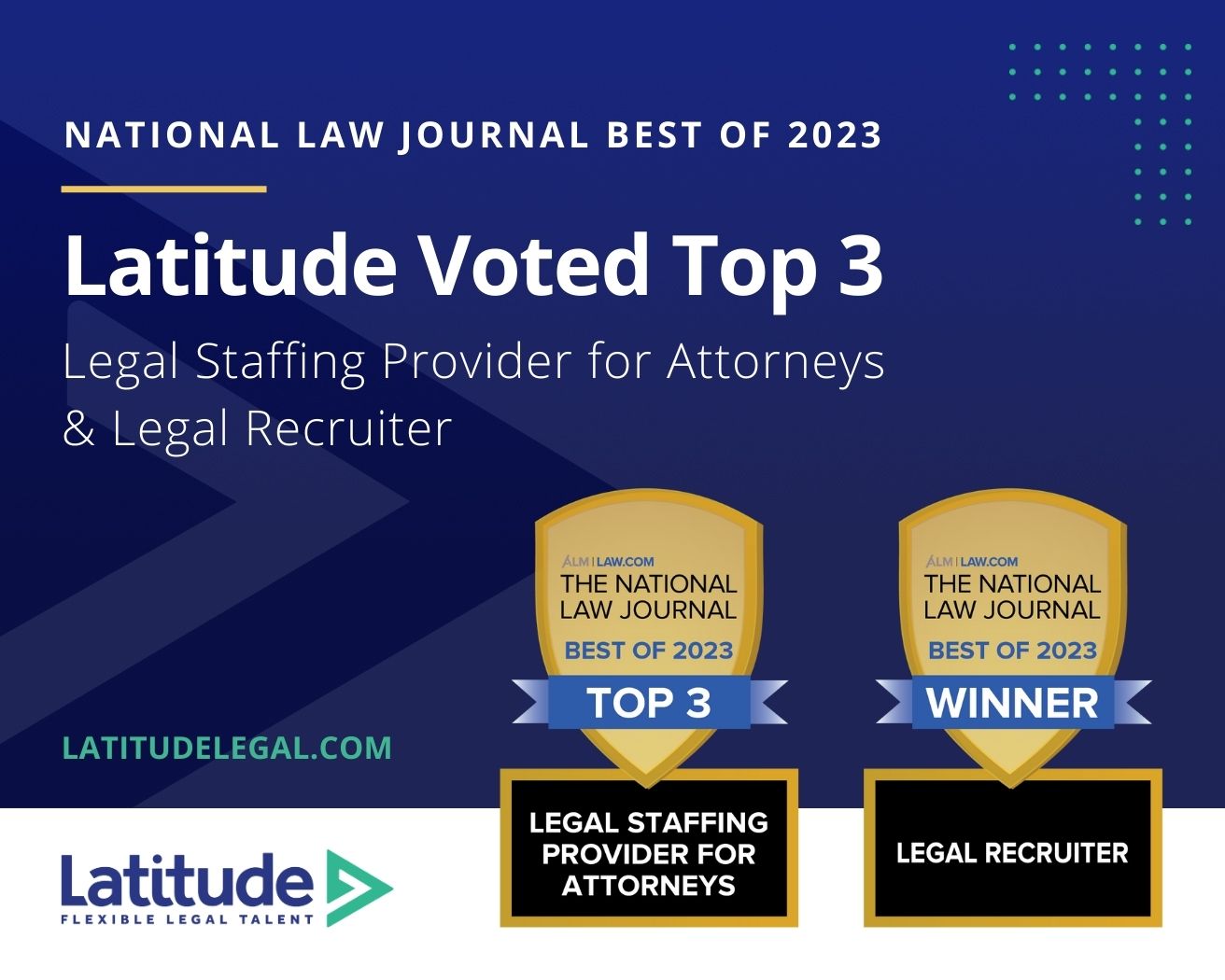 Latitude Named to The National Law Journal's Best Of 2023