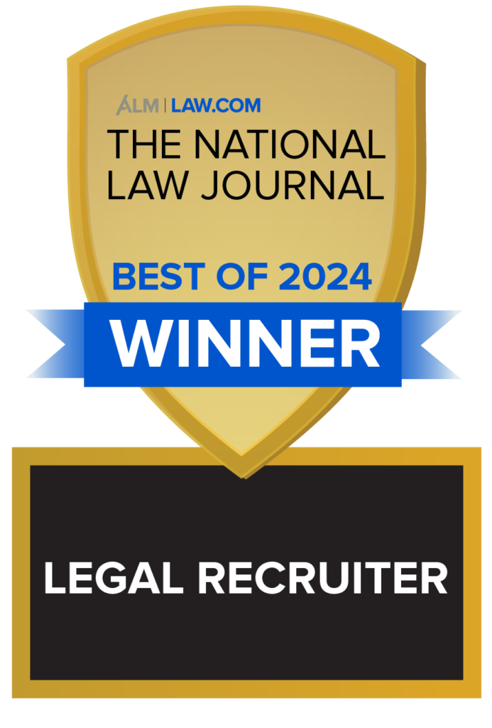 ALM LAW.COM The National Law Journal Best of 2024 #1 Legal Recruiter