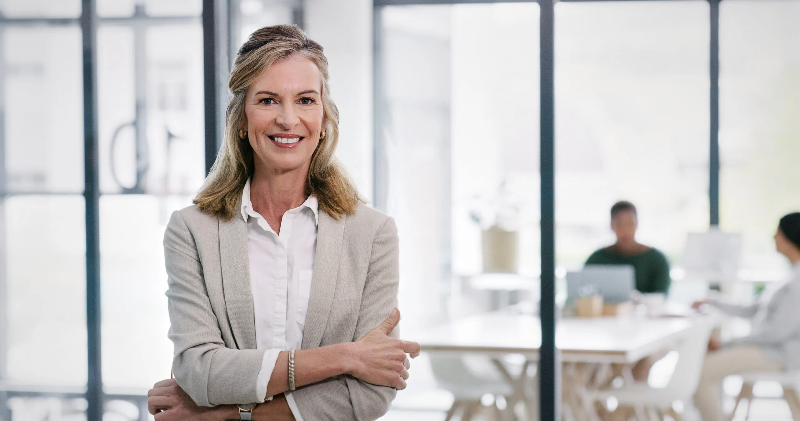 smiling female professional posing for a photo