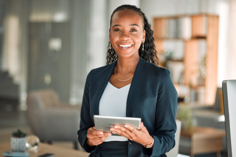 smiling image of a female professional