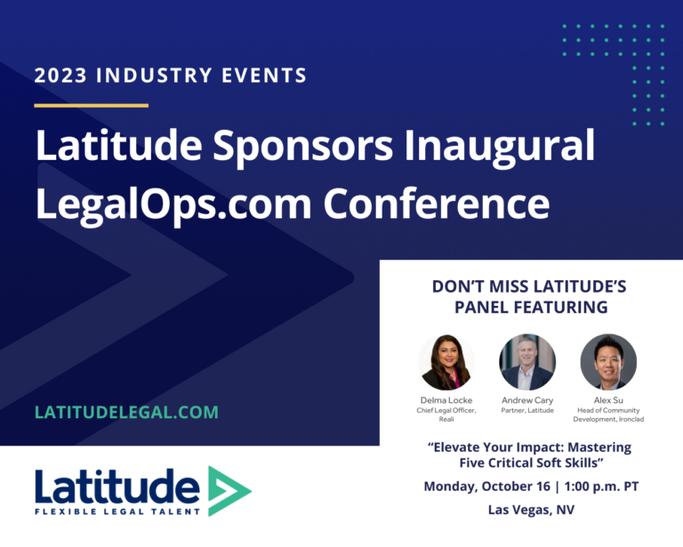 Latitude Sponsors Inaugural LegalOps.com Conference