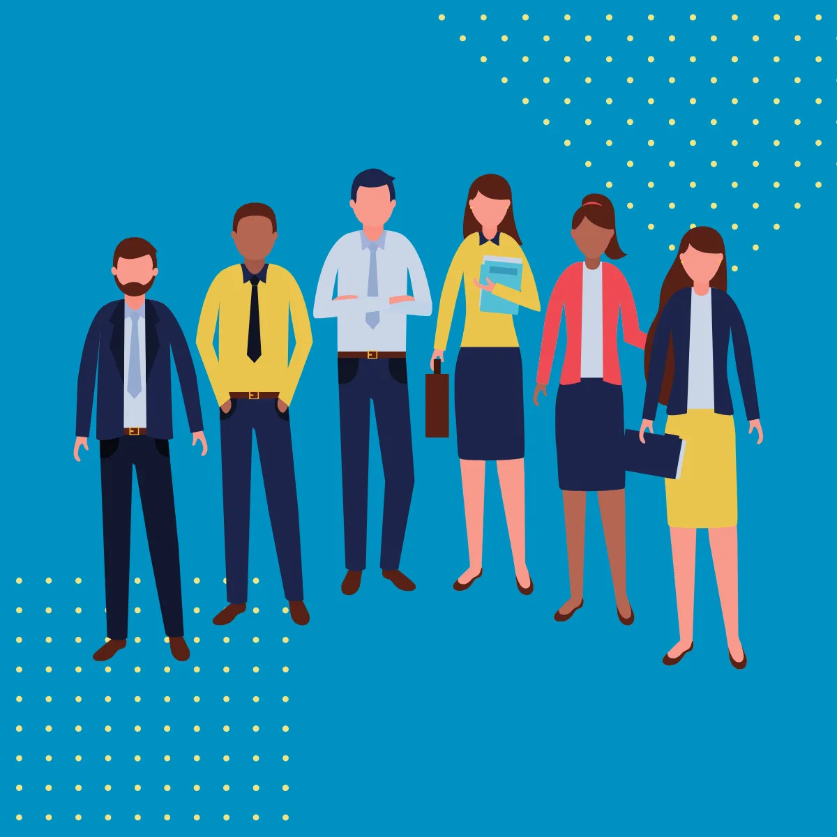 illustration of legal professionals