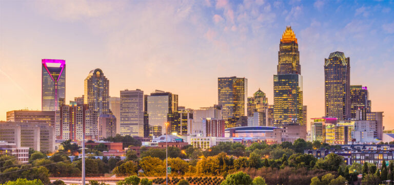 Charlotte City Skyline