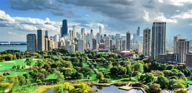Chicago City Skyline
