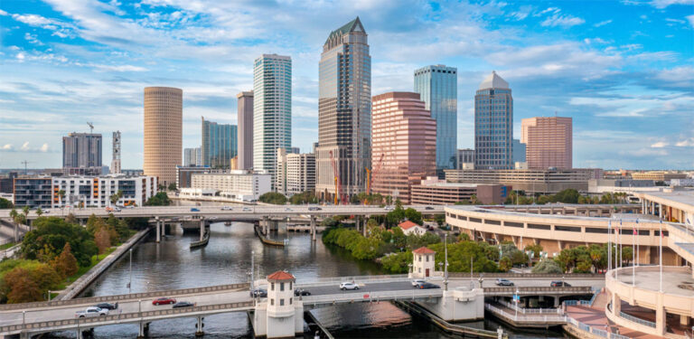 Tampa cityscape shot