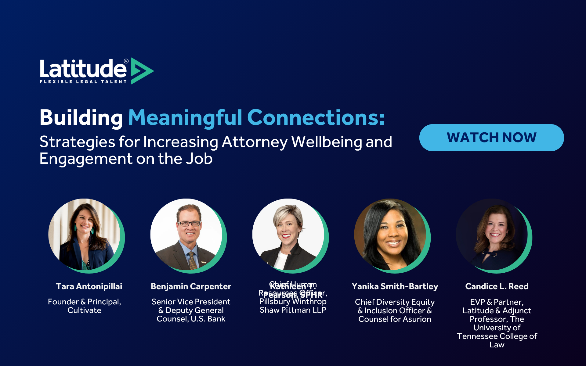 Building Meaningful Connections: Strategies for Increasing Attorney Wellbeing and Engagement on the Job
