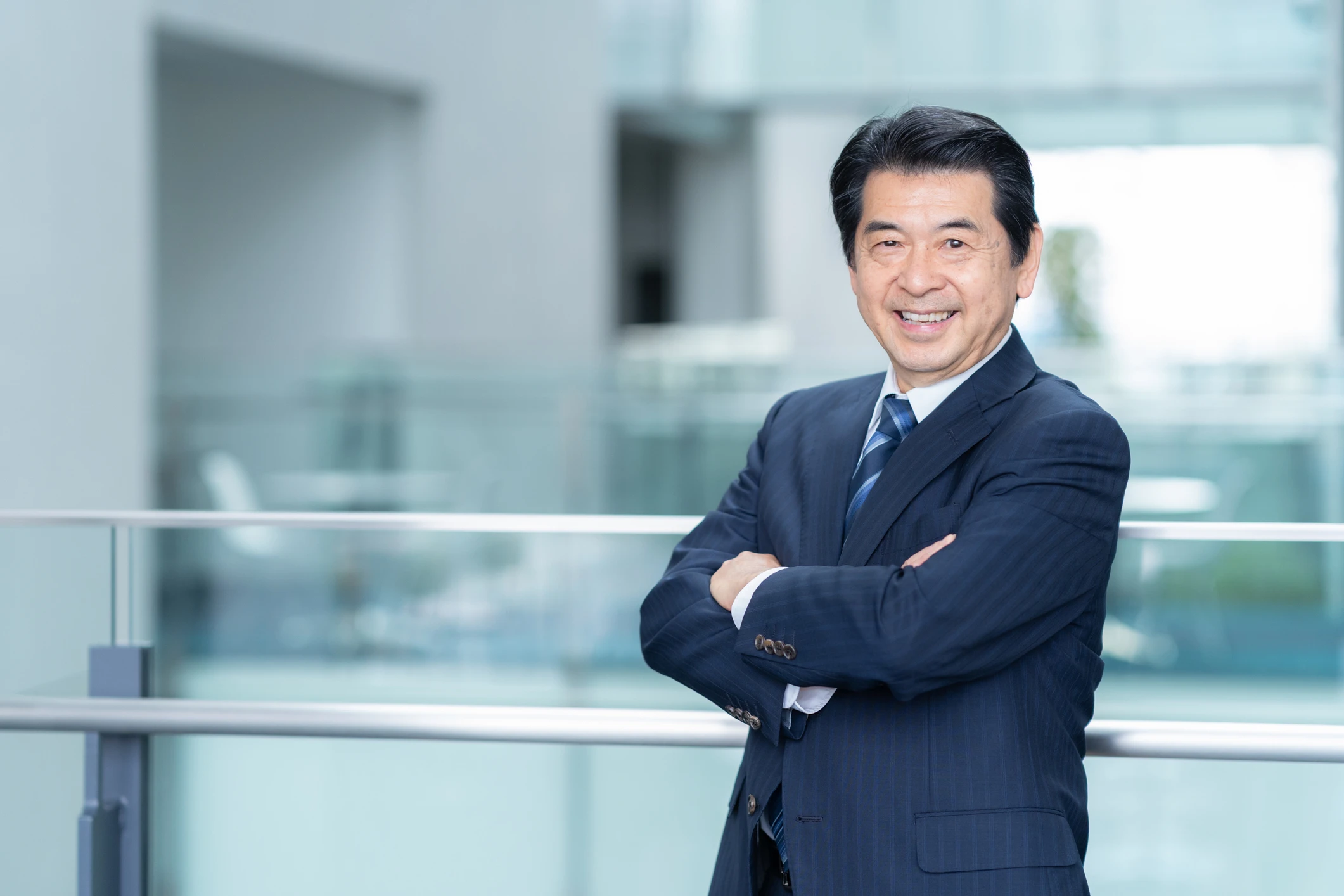 Middle-aged businessman working in the office